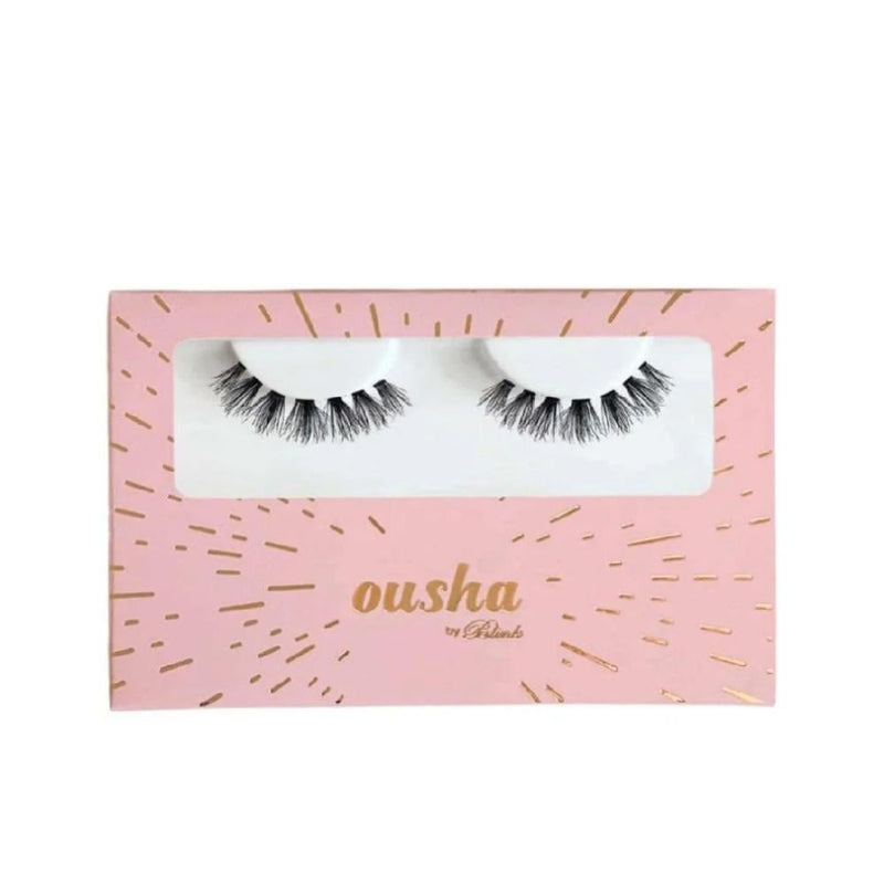 Ousha Natural Eyelashes, Single Layer, No. 1, Natural Hair
