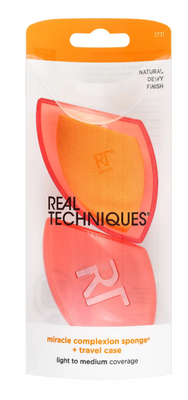 Real Techniques Sponge Blender Makeup Travel Case - Flawless Coverage & Travel R