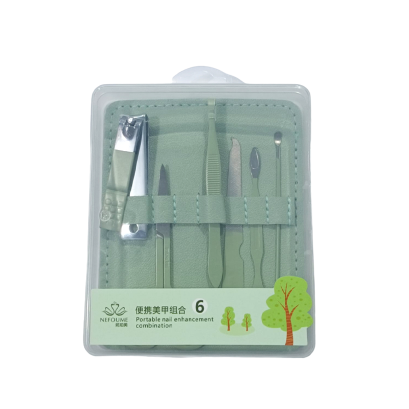 6-Piece Pedicure Nail Care Set Exfoliating Foot Tools Dead Skin Removal