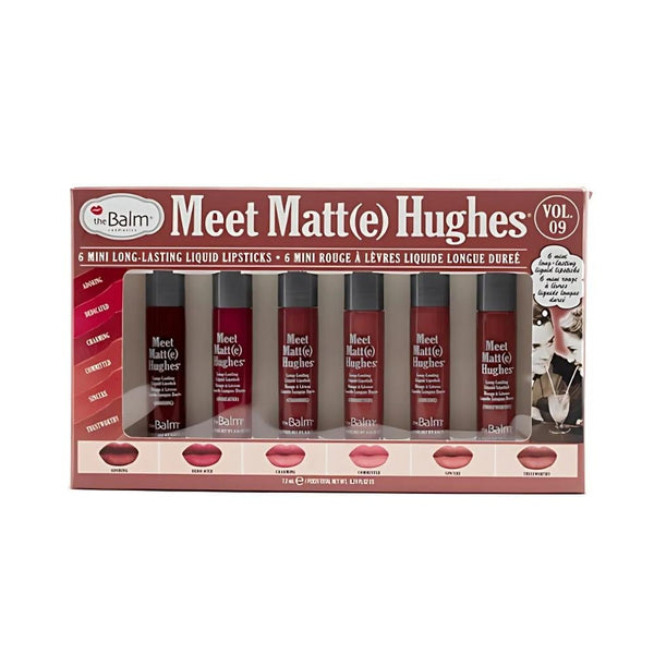 The Balm Meet Matt(e) Hughes Mini Liquid Lipstick Set, 6 Shades