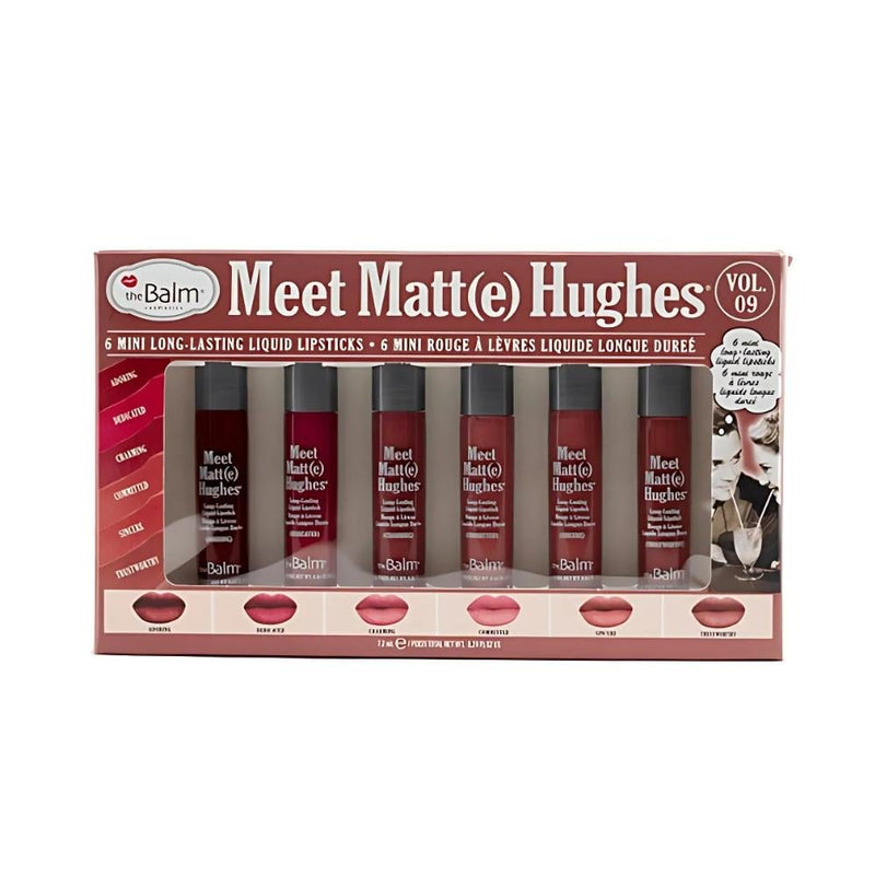 The Balm Meet Matt(e) Hughes Mini Liquid Lipstick Set, 6 Shades