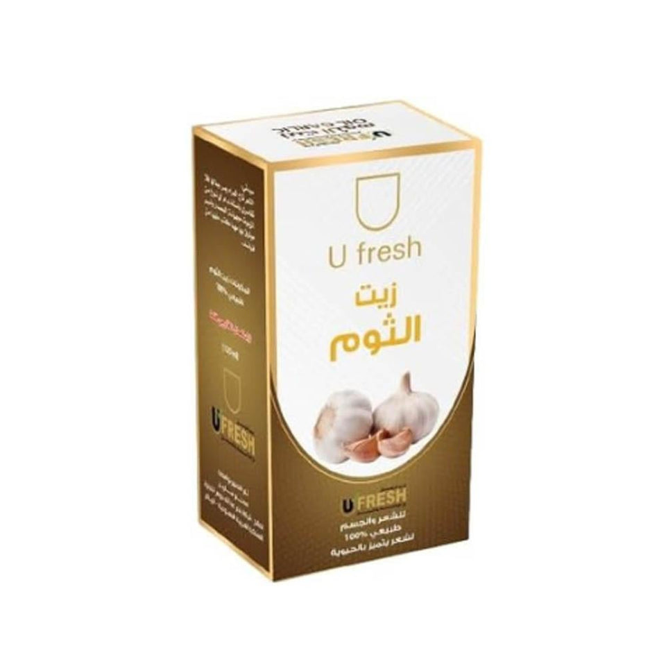U Fresh Garlic Oil Hair & Body Natural Essential Oil for Hair & Skin 125ml