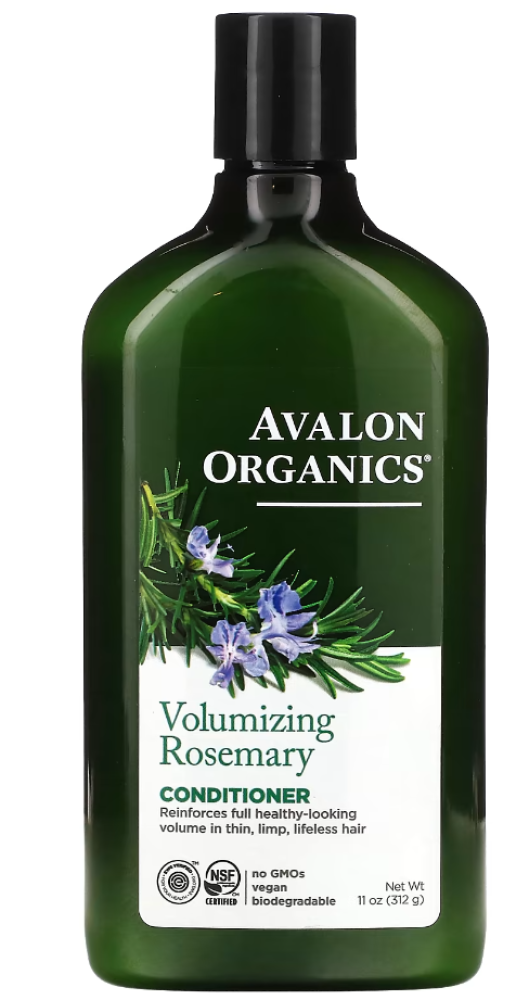 Volumizing Rosemary Conditioner Hair Density Strengthening Avalon Organics 325ml