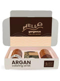 Argan Hair Dye Set 8.1 Light Ash Blonde with Argan Oil - 75ml