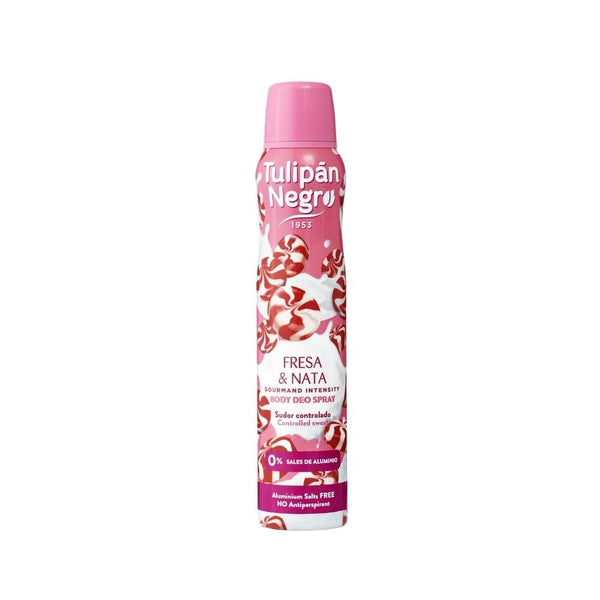 Tulipan Negro Antiperspirant Deodorant Spray Strawberry & Cream 200ml
