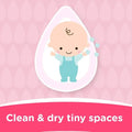 Baby Cotton Wool Gentle Facial Cleansing Johnson's 80g