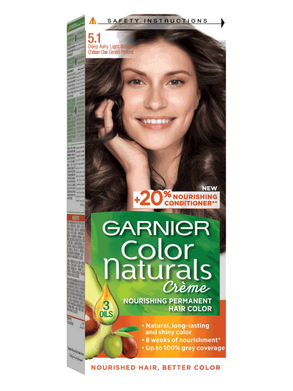 Ashy Light Brown Hair Dye Deep Ashy 5.1 Garnier 100ml