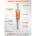 Sheglam Self Curling Iron, Ceramic Barrel, Automatic Hair Styler, 25mm
