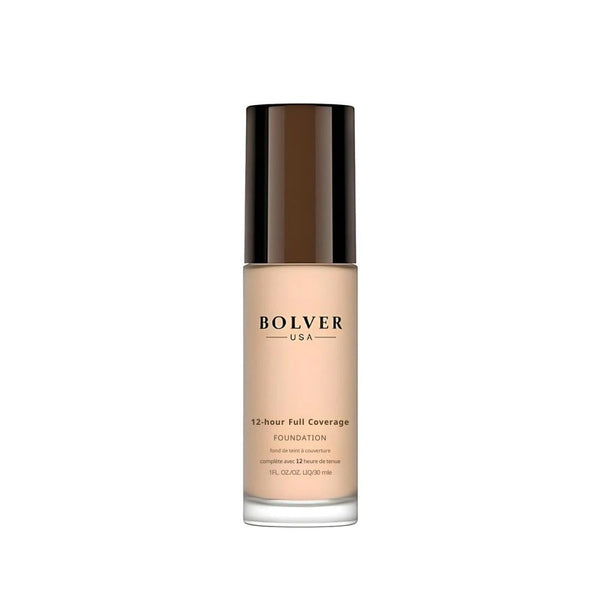 Bolver Full Coverage Liquid Foundation F04 Sun Beige 12-Hour Wear