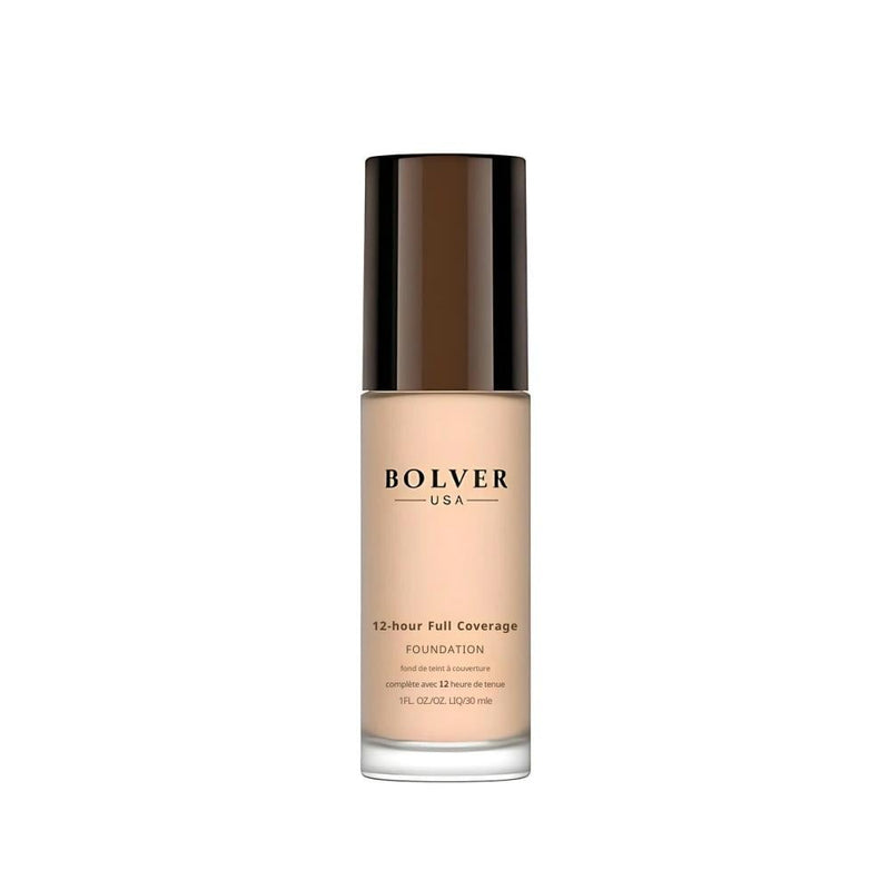 Bolver Full Coverage Liquid Foundation F04 Sun Beige 12-Hour Wear