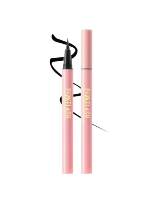 Waterproof Liquid Eyeliner Intense Black Quick-Dry Pink Flash 4ml