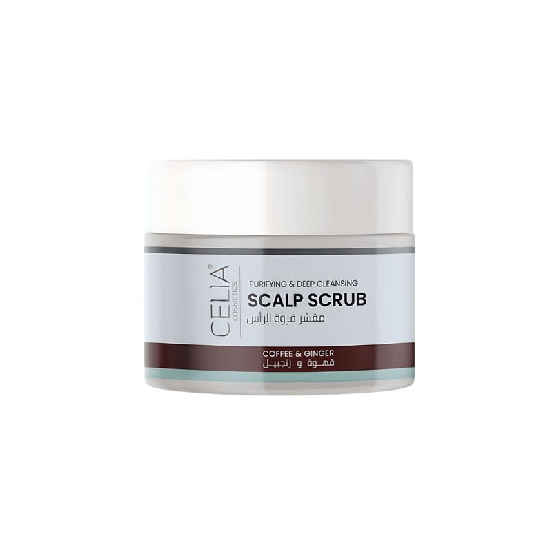 Celia Coffee and Ginger Scalp Scrub, Exfoliating Treatment, 215g