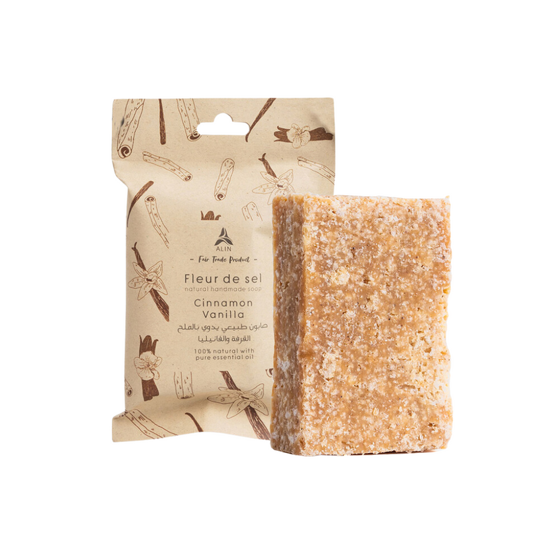 Facial Soap Cinnamon & Vanilla Deep Cleansing Dark Spots Alin 100g