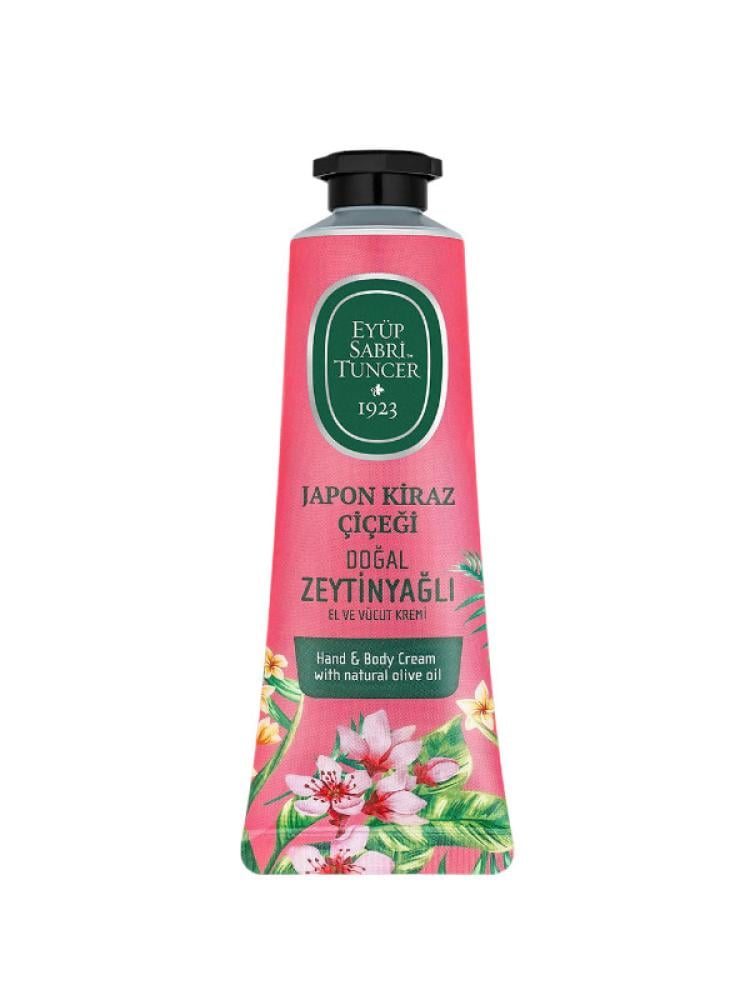 Hand and Body Cream Olive Oil & Japanese Cherry Eyup Sabri Tuncer 50ml