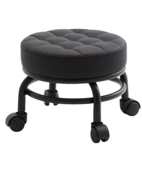 Salon System Pedicure Worker Chair - Black