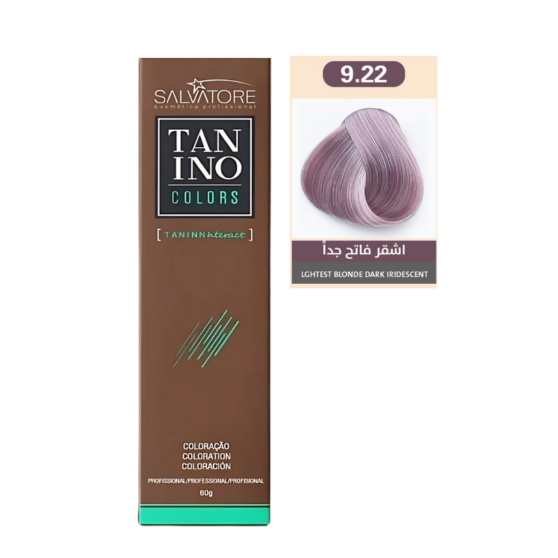Blonde Hair Dye 9.22 Very Light Iridescent Blonde Permanent Salvatore 60g