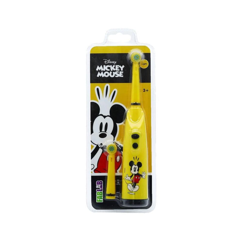 Mickey Mouse Electric Toothbrush Kids Battery Operated Soft Bristles Fab Lab