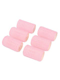 Salon System Plastic Hair Rollers - 6 Pack