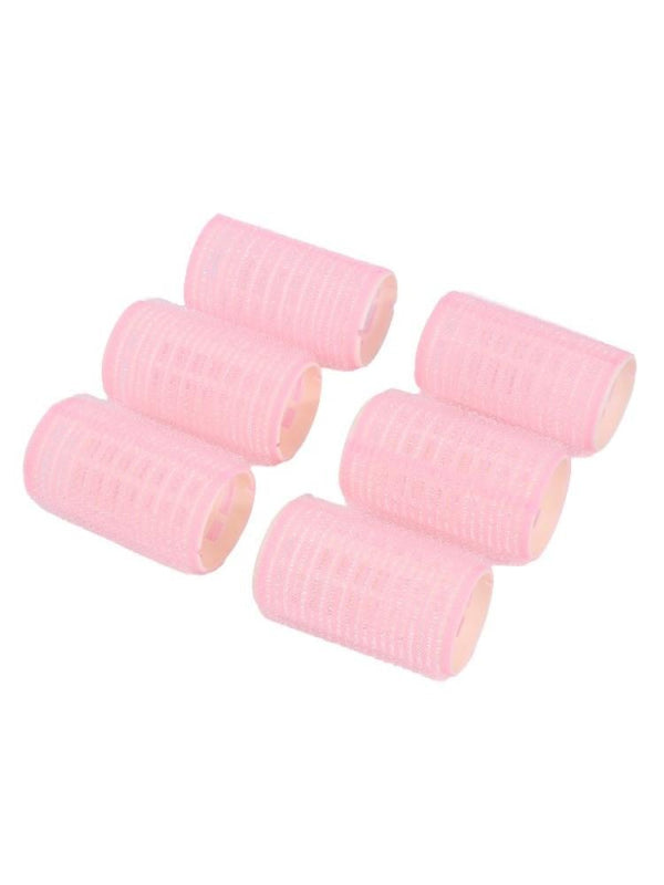 Salon System Plastic Hair Rollers - 6 Pack