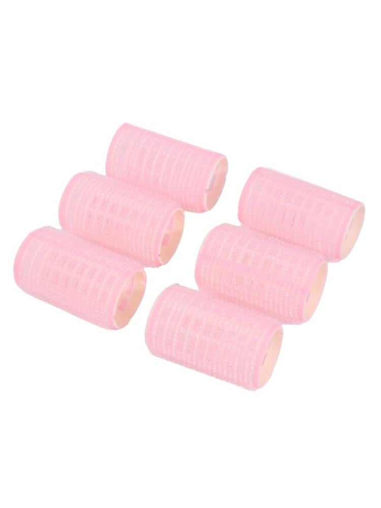 Salon System Plastic Hair Rollers - 6 Pack