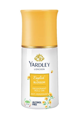 Yardley Blossom Roll-On Deodorant - Fresh Floral Scent - 50ml