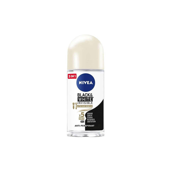 Nivea Roll On Deodorant Black & White Invisible Silky Smooth 50ml