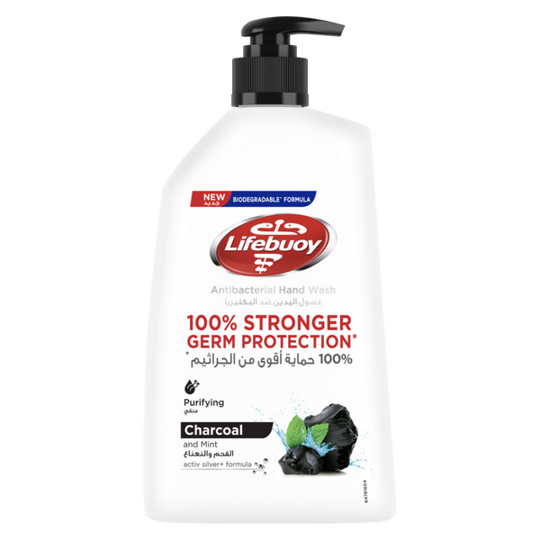 Lifebuoy Hand Wash Charcoal and Mint Purifying Liquid 450ml