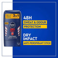 Natural Deodorant Stick Dry Impact 48h Protection Nivea 50ml