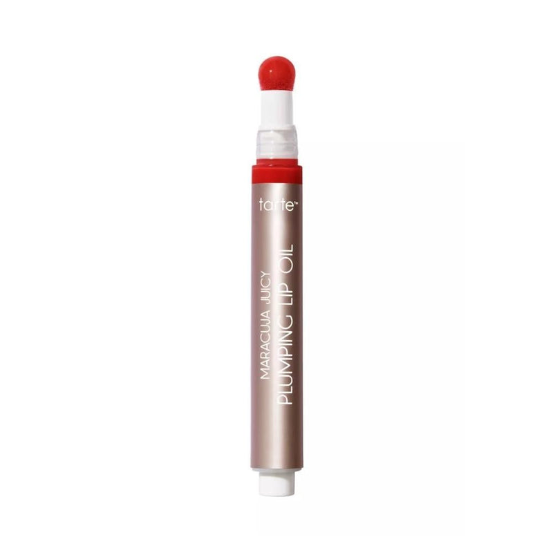 Tarte Maracuja Juicy Lip Plumping Oil, Cherry, High-Shine Gloss with 15 Oils
