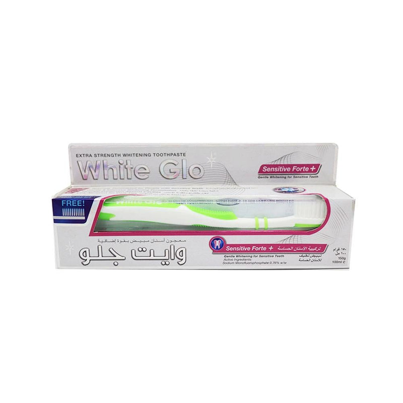 Sensitive Whitening Toothpaste Stain Removal White Glo 100ml