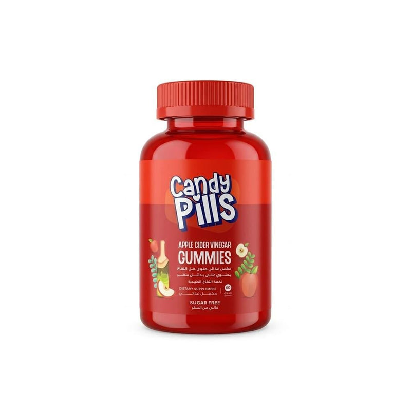 Apple Cider Keto Gummies Sugar-Free Dietary Supplement Candy Pills 60 Pieces