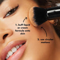 Foundation Blending Brush Dome-Shaped Synthetic Beauty Patra 1 Count