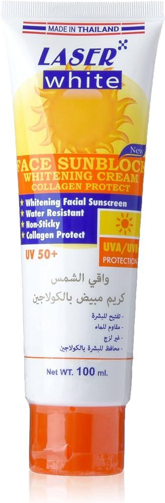 Sun Bum Face Sunscreen SPF 50 Brightening Collagen Cream Laser White 100ml