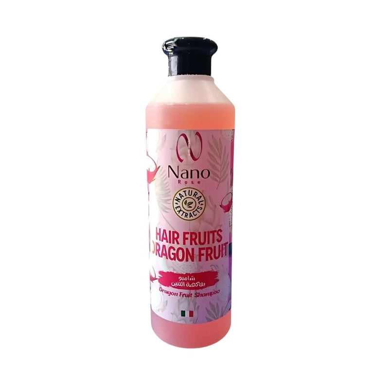 Nano Rose Dragon Fruit Moisturizing Shampoo, 500ml, All Hair Types