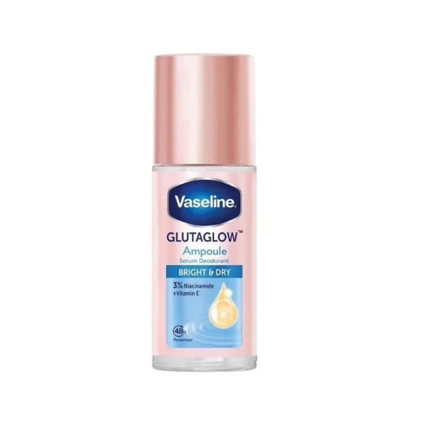 Vaseline GlutaGlow Bright & Dry Deodorant Gel, Underarm Brightening, 45ml