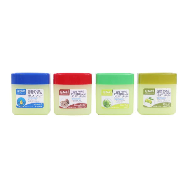 Cosmo 100% Pure Petroleum Jelly - 4 x 50ml
