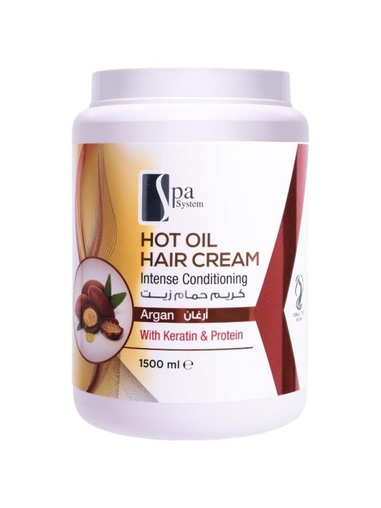 Deep Conditioning Mask for Damaged Hair Argan Oil Keratin Spa System 1500ml