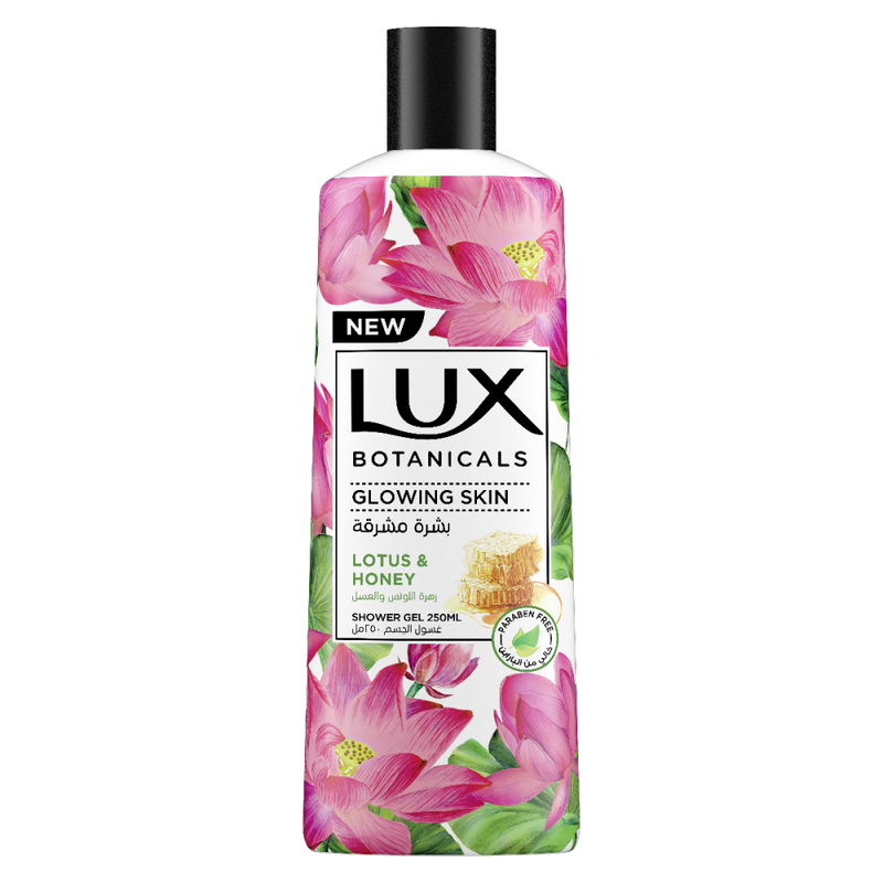 Body Wash for Sensitive Skin Lotus & Honey Moisturising Formula Lux 250ml