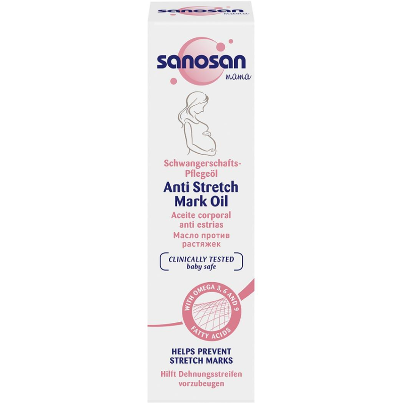 Sanosan Anti Stretch Mark Oil Elasticity Care Pregnancy 100ml