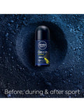 Nivea Men Black & White Anti-Perspirant Roll-On 72h Protection 50ml