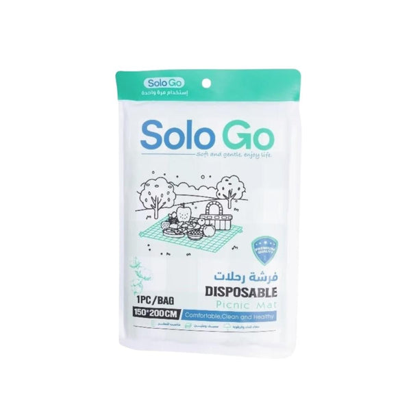 Solo Go Disposable Camping Mat, 150 x 200 cm, Single-Use Travel Pad
