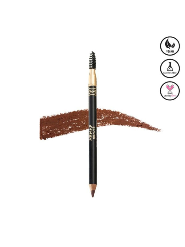 Eyebrow Pencil with Brush Precision Tip Brown Armaf Beauty 1.2g