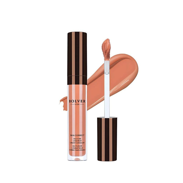 Bolver Full Coverage Creamy Concealer, C8 Orange, Matte Finish