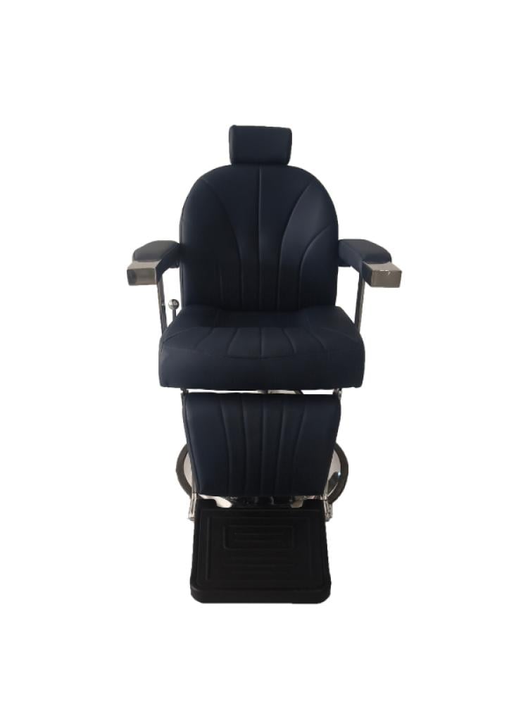 Salon System Men's Barber Chair BX-2950 - Dark Blue Leather