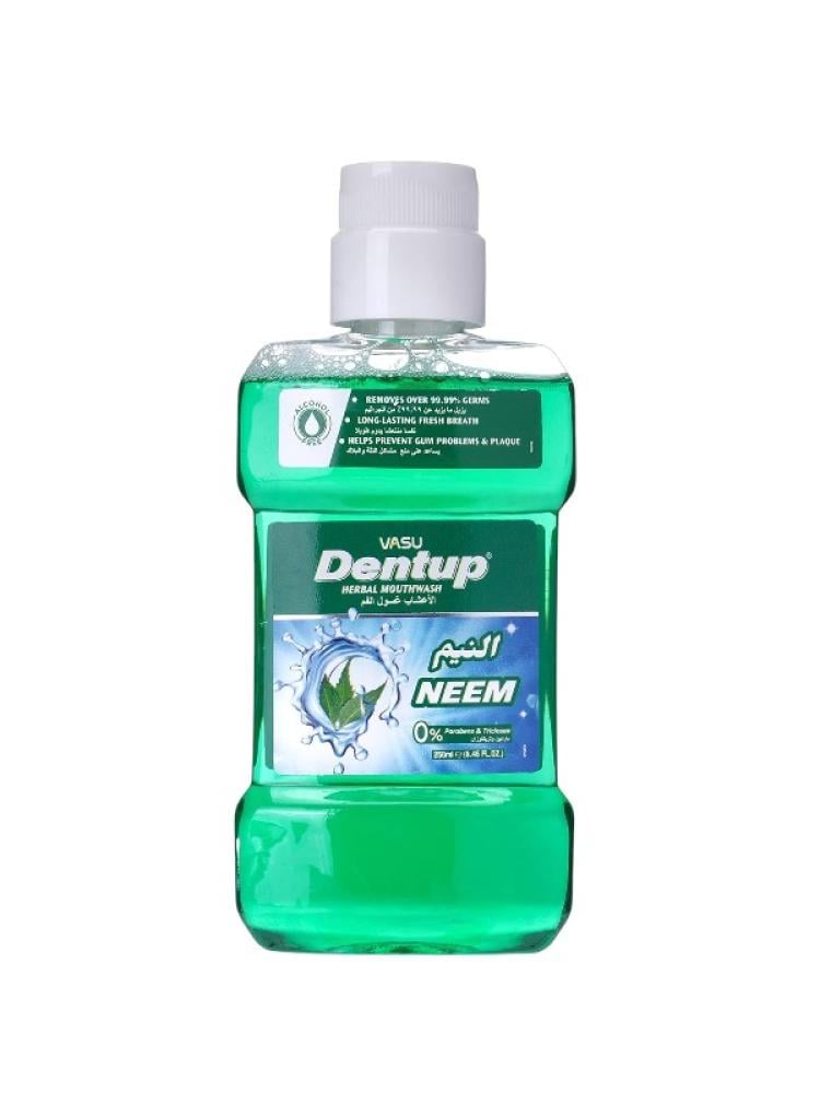 Dentup Neem Herbal Mouthwash for Gum Health and Fresh Breath - 250ml