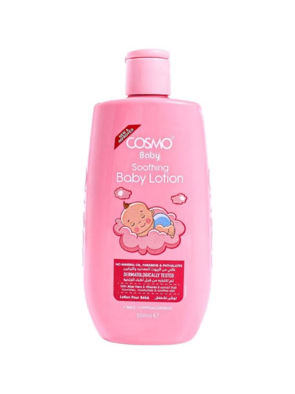 Best Baby Lotion Aloe Vera Vitamin E Cosmo 500ml
