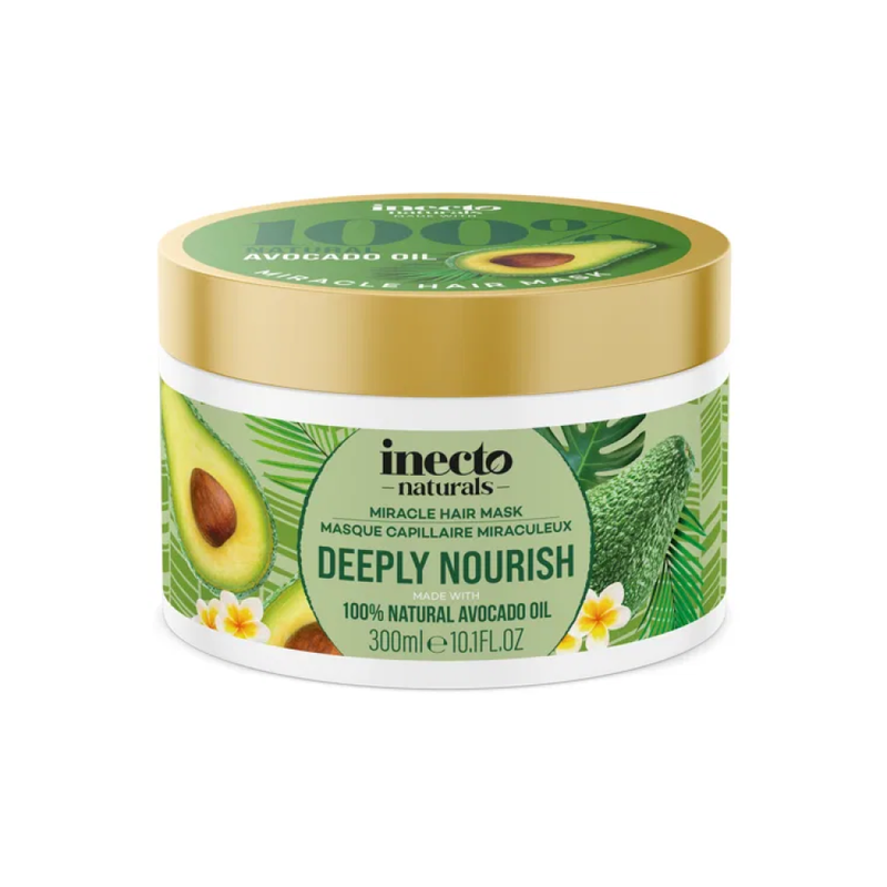 Inecto Naturals Avocado Hair Mask for Deep Nourishing Treatment - 300ml