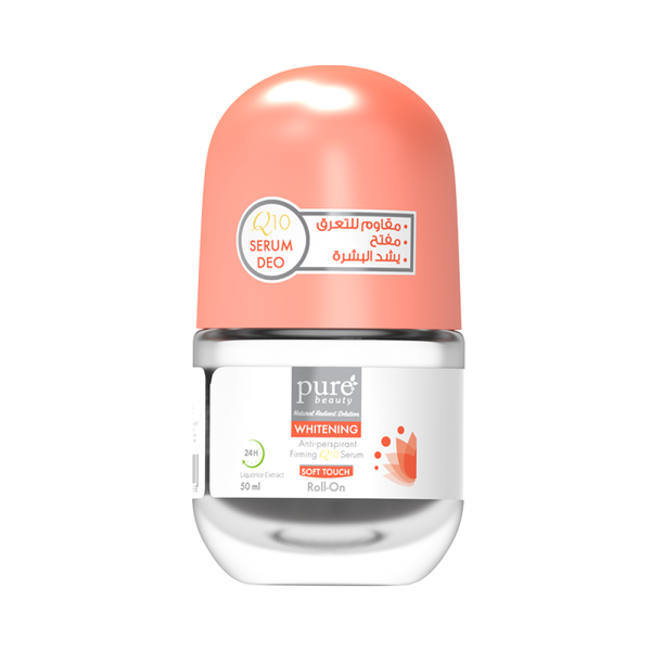 Real Purity Roll On Natural Deodorant Whitening Firming Serum Pure Beauty 50ml