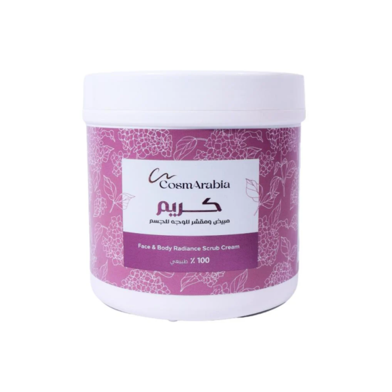 Cosmarabia Apricot Facial and Body Scrub Cream, Exfoliates and Nourishes, 500ml