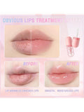 Lip Oil Hydrating Gloss Pink Flash Care Plus 5ml